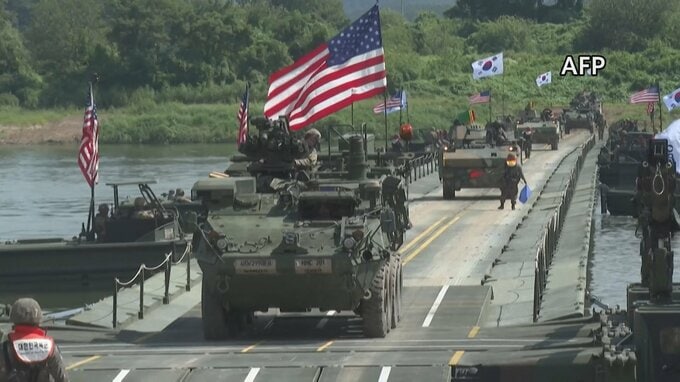 米韓合同軍事演習の規模縮小し早期終了へ　韓国軍合同参謀本部