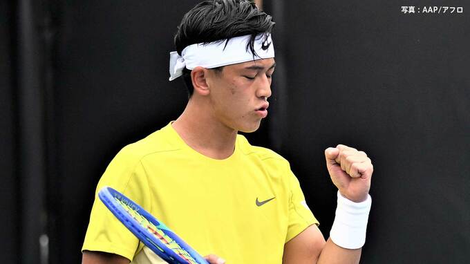 小田凱人 全豪連覇へ向けて3年連続決勝進出！エアギターパフォーマンスなしもパリパラから20連勝【全豪オープンテニス】|TBS NEWS DIG