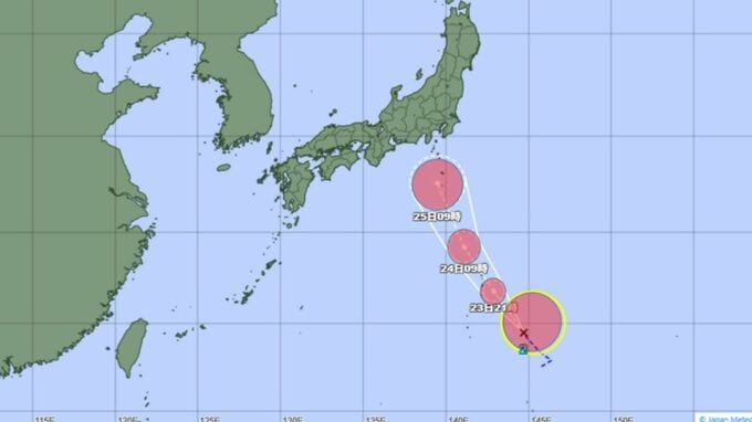 台風２号発生　大雨おそれ【全国雨シミュレーション23日～26日（木）】気象庁の台風進路予想・予測詳しく【台風情報2025】|TBS NEWS DIG
