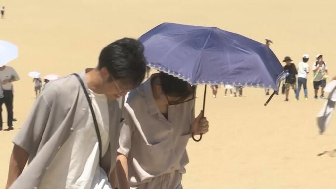 猛暑続く　鳥取は３８．３度を記録　山陰各地危険な暑さに　＊２７日午後２時現在|TBS NEWS DIG