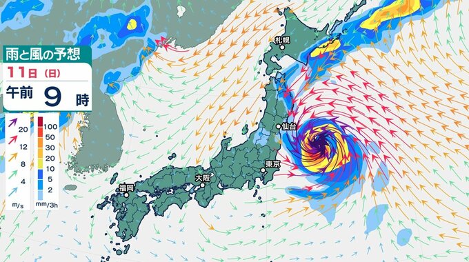 台風５号予想進路　12日ごろ北日本に上陸か　関東地方に接近の可能性も…10日（土）～15日（木）雨・風シミュレーション【台風情報2024】　|　鹿児島のニュース｜MBC NEWS｜南日本放送