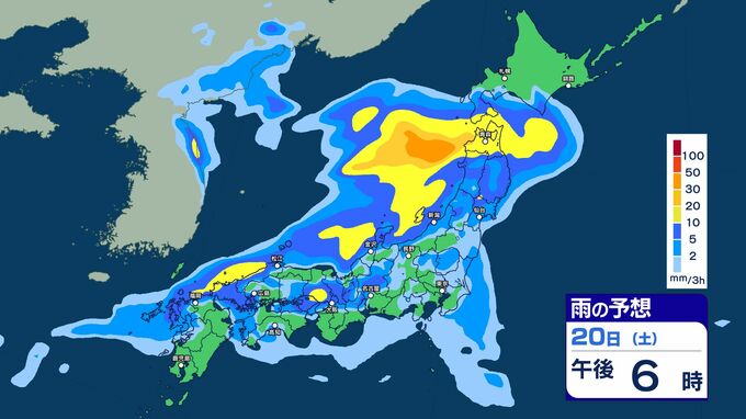 【大雨情報】前線を伴った低気圧が発達する予想…北日本や北陸で大雨に注意　週末の雨は？来週金曜までの天気は？【19日～24日までの雨のシミュレーション掲載】|TBS NEWS DIG