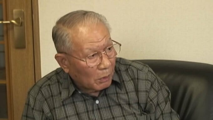 八王子空襲で家族全員で逃げた尾股重利さん(撮影:中央大学FLP松野ゼミ)