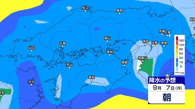 【関西の天気】４日夜遅くにかけて低い土地の浸水、河川の増水、土砂災害に十分注意を　大阪・京都・兵庫・滋賀・奈良・和歌山...近畿地方の雨・風シミュレーション【大阪管区気象台発表】　|　岡山・香川のニュース | 天気 | RSK山陽放送