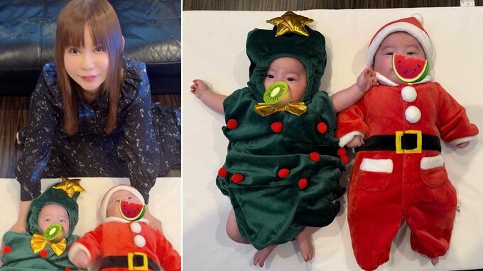 【 中川翔子 】「双子と初めてのクリスマス」ホールケーキとチキンで「大切に噛み締めて過ごします」「みんなはどんなごちそう食べますか？」|TBS NEWS DIG