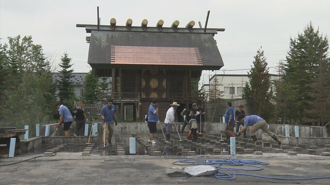 火災で『全焼』の青森県五所川原市の「神明宮」で再建に向けた清掃作業　「少しでも力になれれば…」　|　青森のニュース│ATV NEWS│青森テレビ