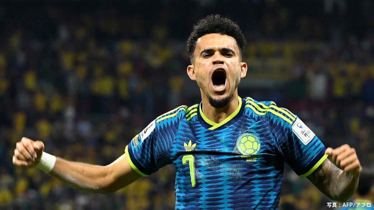 W杯 コロンビア代表 ルイス・ディアス オーセンティック ユニフォーム