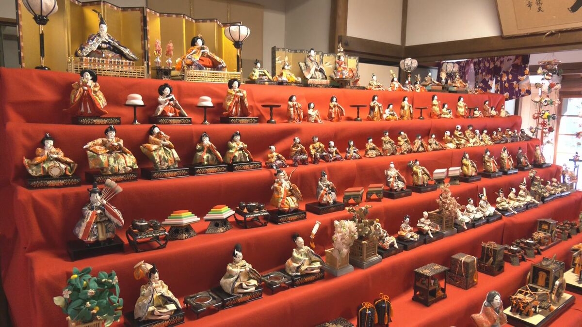 明治から昭和にかけての｢ひな人形｣約150体を展示 時代ごとに異なる表情