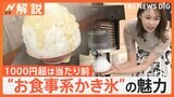 かき氷“専門店”続々オープン 1000円超でも…なぜ人気？ かき氷にハマる「ゴーラー」急増【Nスタ解説】|TBS NEWS DIG