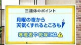 高知の天気　２２日広い範囲で晴れ　三連休は行楽日和に　山岸拓気象予報士が解説|TBS NEWS DIG