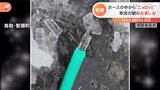 「氷の子どもが生まれた♡」各地で“ホース氷”!さらにまさかの場所からビッグな氷が!?|TBS NEWS DIG