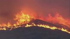 ロサンゼルス近郊で新たな山火事発生　強風の影響で急速に拡大| TBS CROSS DIG with Bloomberg