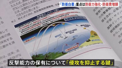 2023年版『防衛白書』公開 “防衛政策の転換点”防衛力強化の理解求める