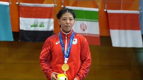 世界女王・石井亜海が金メダル！女子68kg級で初V、地元開催でアジアの頂点に【アジア大会】|TBS NEWS DIG