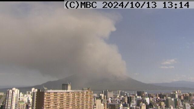 桜島で爆発的噴火　噴煙1400ｍ　降灰予報は北西の鹿児島市側　|　鹿児島のニュース｜MBC NEWS｜南日本放送