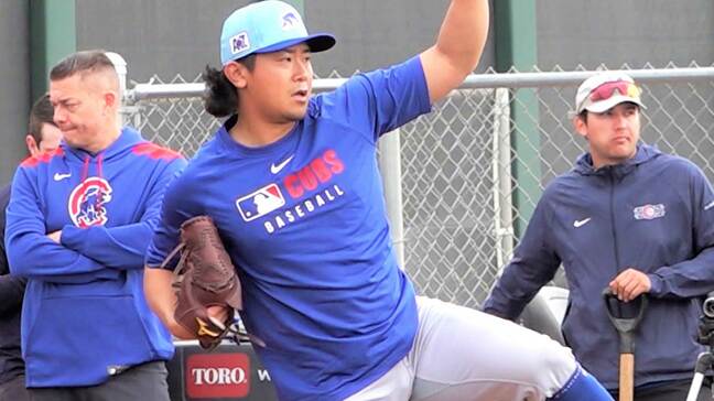 カブス・今永昇太、今キャンプで初ブルペン ！ ドジャースとの開幕シリーズへ「負けないように頑張る」|TBS NEWS DIG