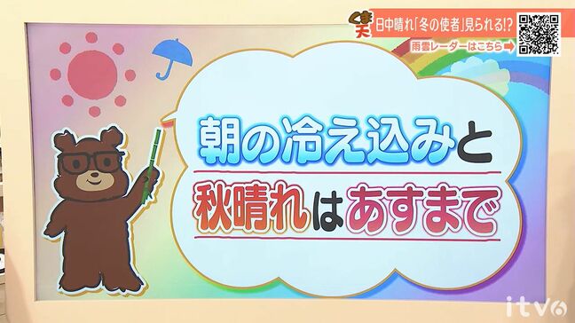 30日（木）まで秋晴れと朝の冷え込み続く　愛媛|TBS NEWS DIG
