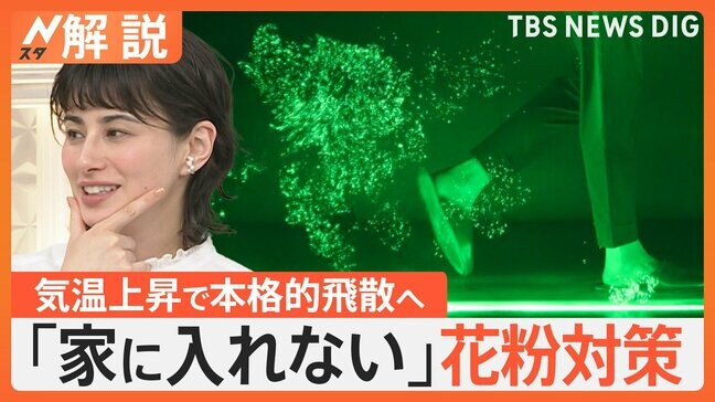 家の中の花粉に注意!掃除は「時間帯」も重要 花粉がたまる“意外な場所”は?気温上昇で本格的シーズン到来【Nスタ解説】|TBS NEWS DIG