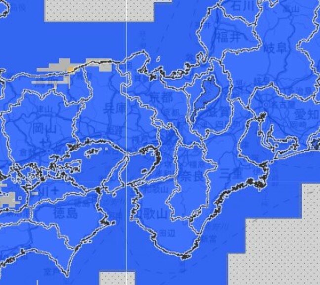 局地的に雷雲が発達の見込み…天気の急変に注意　近畿地方　17日未明から夜遅くにかけ【雨と風のシミュレーション】|TBS NEWS DIG