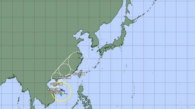台風1号発生 今後の進路と勢力は 最大瞬間風速35メートル…直接の日本への影響はなしか 気象庁発表|TBS NEWS DIG