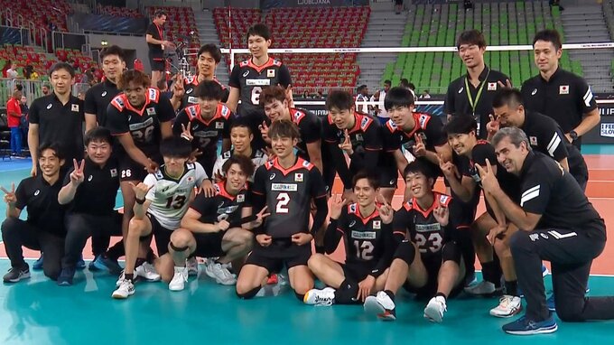 【世界バレー】 男子日本代表決勝トーナメント進出！「第1関門はクリア」19連敗中キューバ下しB組2位通過|TBS NEWS DIG