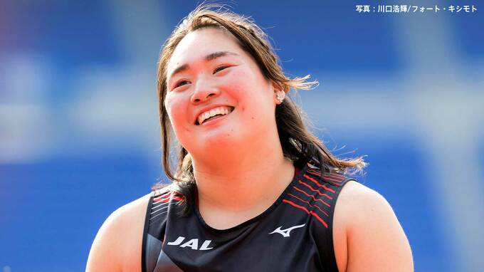 北口榛花、最終6投目でまたも大逆転！63m45で貫禄の優勝！パリ五輪に大きな弾み【陸上セイコーGGP】|TBS NEWS DIG
