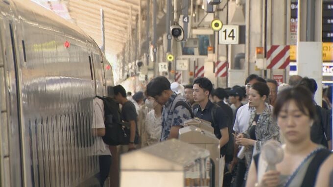お盆休みの東海道新幹線 上りピーク　指定席は12日午前中 最大100%の列車も　午後は空席あり　|　名古屋・愛知・岐阜・三重のニュース【CBC news】 | CBC web