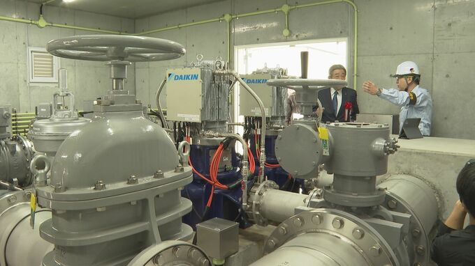 東洋鋼鈑下松事業所にマイクロ水力発電所が完成　災害時は水と電力を供給　山口　|　山口のニュース・天気・防災｜tys NEWS｜ｔｙｓテレビ山口