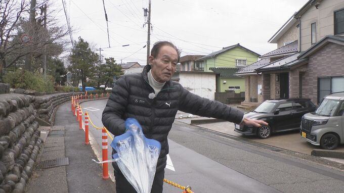 金沢市でも能登半島地震の被害は残る 「液状化は大変なもの」地域住民が憂慮する“人口減少”対策へ敷地内の境界線の測定を市に要請　|　石川県のニュース｜MRO北陸放送