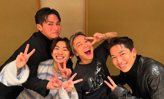 【EXILE】 TAKAHIROさん　「仲良すぎんかい？」「#ヒロさんご馳走様でした」　豪華４ショットにファン反響|TBS NEWS DIG
