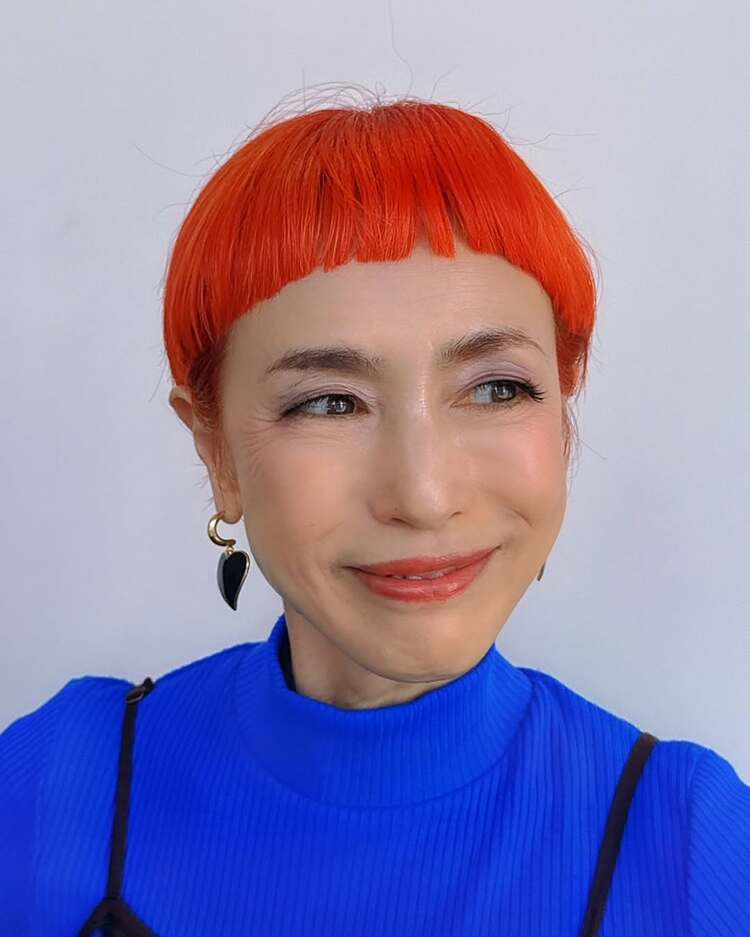 久本雅美】 「髪の色ーー！今日から、オレンジに❤しましたぁ