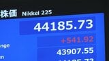 【速報】日経平均株価 一時500円以上値上がり 史上初の4万4000円台突破|TBS NEWS DIG