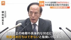 大規模緩和の維持、日銀が決定　マイナス金利の解除時期は「決め打ちできない」| TBS CROSS DIG with Bloomberg