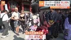 訪日外国人客向け高単価メニューや「お得感」を打ち出したセットメニューなど…「外食の二極化進む」2月の外食全体の売上　前年同月比11.4％増| TBS CROSS DIG with Bloomberg