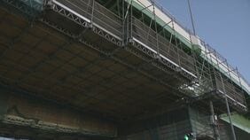 名古屋高速高架下で足場解体中の男性転落し死亡 足場が揺れてバランス崩し14メートル下の国道41号に転落 愛知・小牧市|TBS NEWS DIG