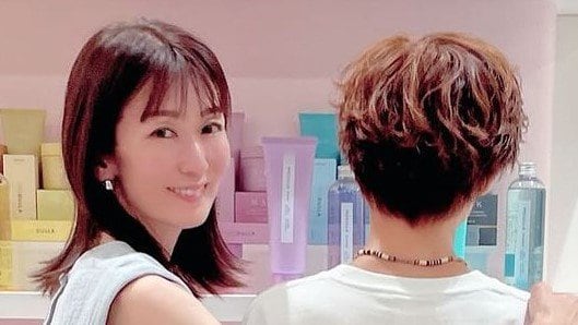 【大河内奈々子】高校生の息子と２S「この夏で身長も抜かれるなあ」「お母さんの特権！」|TBS NEWS DIG
