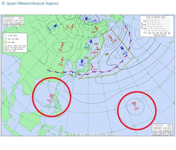 【またダブル？】新たな“台風のたまご＝熱帯低気圧”が明日(7月1日)朝までにダブルで発生する可能性　西日本では7月3日頃にかけて“警報級大雨”のおそれも　予想天気図・今後の雨風シミュレーション【気象庁30日発表】今後の台風情報に注意|TBS NEWS DIG