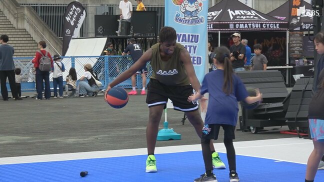 馬瓜エブリン選手も参戦「3×3」「テックボール」…次世代スポーツを体験=静岡・袋井市|TBS NEWS DIG