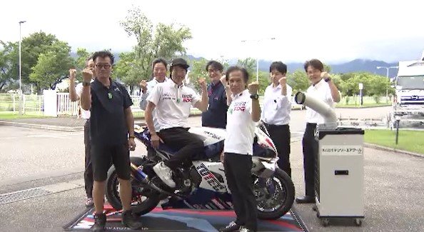 鈴鹿8時間耐久ロードレースに参戦!長野県内のオートバイチームに“涼しい”プレゼント 長野・安曇野市|TBS NEWS DIG