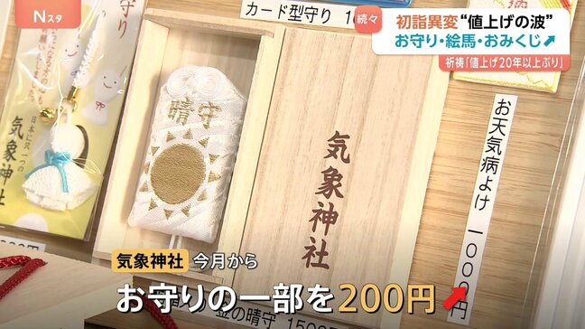 初詣にまで物価高の波が… お守りやおみくじの“値上げ”相次ぐ|TBS NEWS DIG