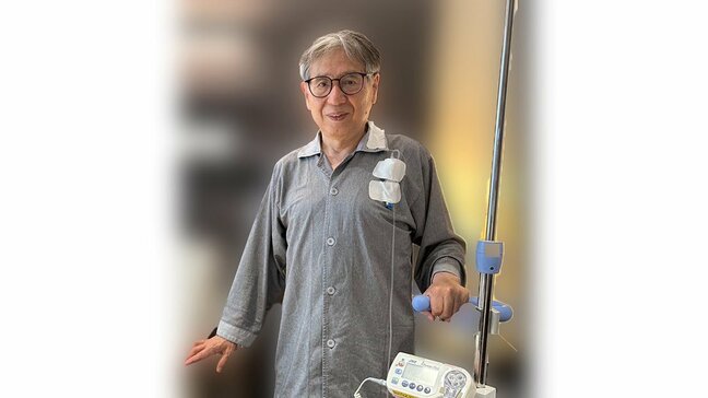 【気象予報士】森田正光さん（７４）　肺腺がんの疑いで手術　「ごく初期でラッキーでした」「新しい身体で新しい仕事にも挑戦していきたい」　取材へ元気に回答　病室で笑顔|TBS NEWS DIG