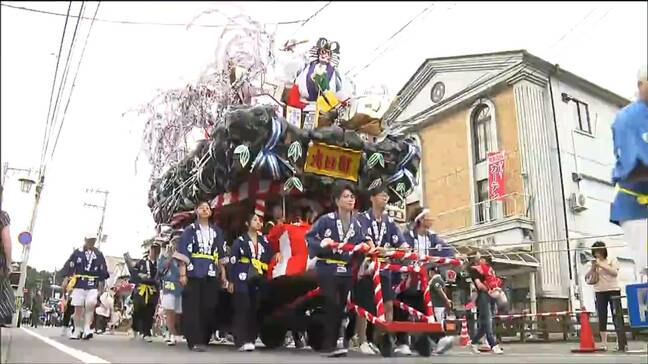 350年の歴史を誇る伝統の秋祭り「登米秋まつり」豪華絢爛な山車が街を彩る 宮城・登米市|TBS NEWS DIG