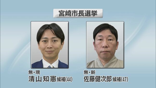 宮崎市長選挙が告示　２人が立候補　現職と新人の一騎打ちに|TBS NEWS DIG