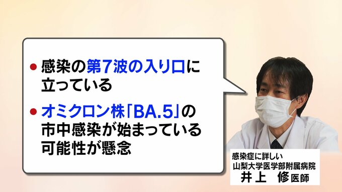「第7波の入口に立っている」専門家の医師は今後の急激な感染拡大を懸念|TBS NEWS DIG