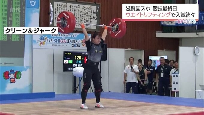 滋賀国スポ　ウエイトリフティング競技　宮崎県勢が入賞ラッシュ　|　MRTニュース ｜ ＭＲＴ宮崎放送