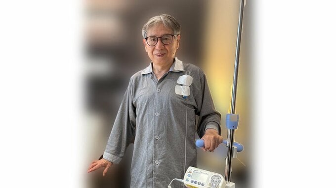 【気象予報士】森田正光さん（７４）　肺腺がんの疑いで手術　「ごく初期でラッキーでした」「新しい身体で新しい仕事にも挑戦していきたい」　取材へ元気に回答　病室で笑顔|TBS NEWS DIG