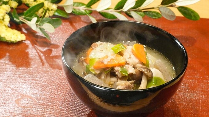 ご飯がすすみすぎる！和食料理人・村田明彦さんと作る「塩麹豚汁」【Nスタ：ホランとごはん】|TBS NEWS DIG