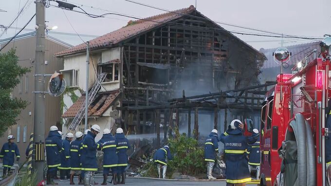 JR羽咋駅近くの住宅街で火事 80代男性が左手にやけど 石川・羽咋市|TBS NEWS DIG