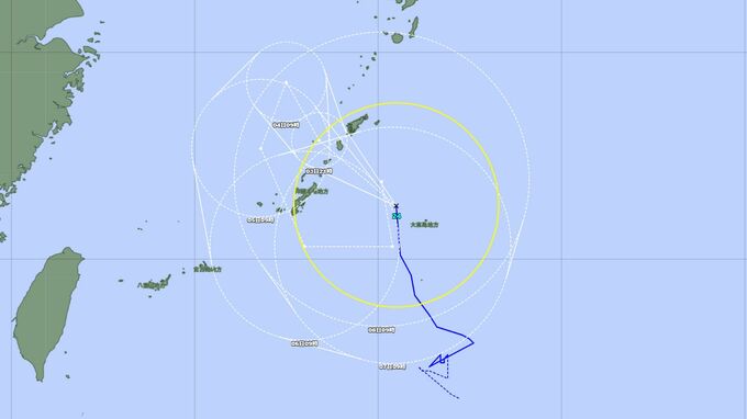 【台風情報】台風24号(クロヴァン)　北→西→南→東と複雑な進路予想に…ぐるっと回るような進路を進路図でチェック　全国の天気を画像で　気象庁　|　山形のニュース│TUYテレビユー山形