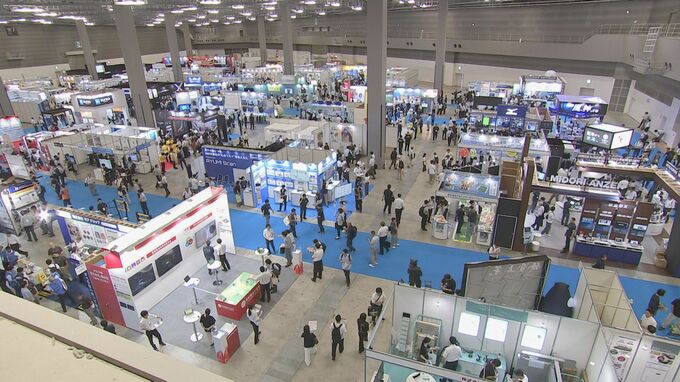 “猛暑対策”に特化した展示会　119社参加 “水使うだけで体冷やすエコなベスト”など　東京ビッグサイト|TBS NEWS DIG